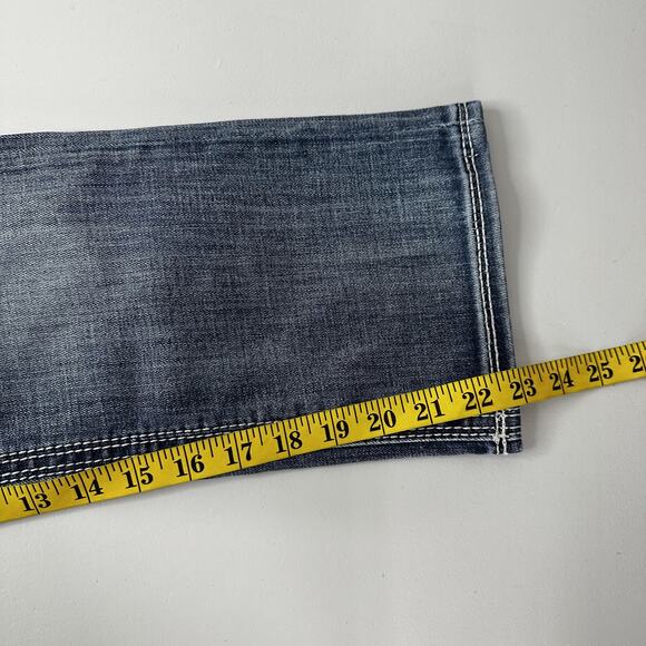 Vigoss Jeans Womens 5 The New York Capri Embroidered Pocket Distressed Denim - Picture 14 of 16